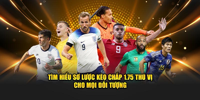 Tìm hiểu sơ lược kèo chấp 1.75 thú vị cho mọi đối tượng